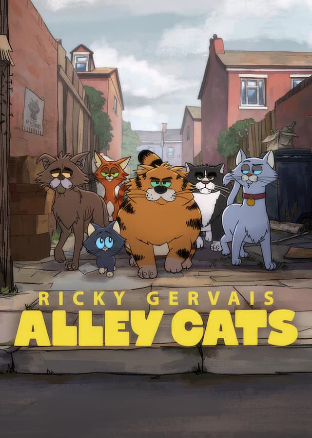 Ricky Gervais Alley Cats poster